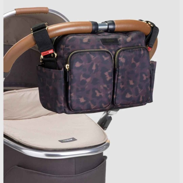 StorkSak Stroller Bag Organiser Leopard